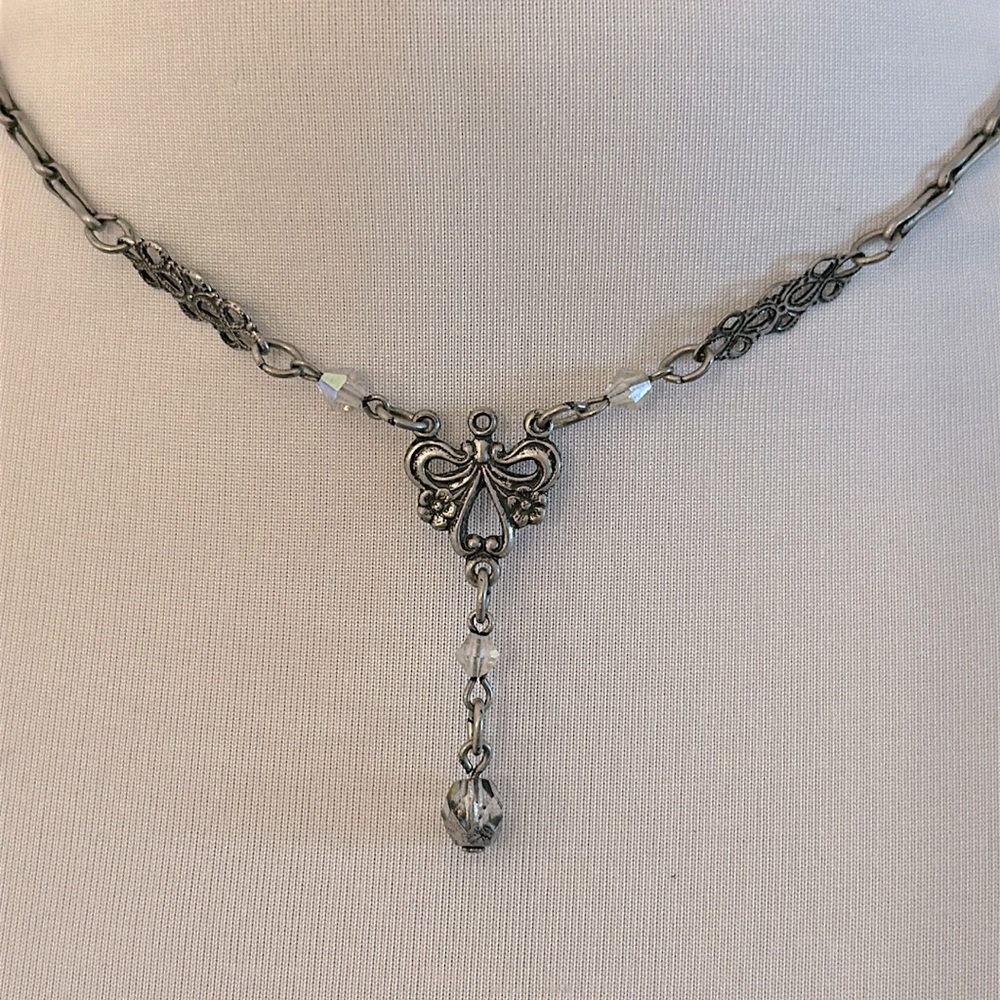 Vintage Bellagio Crystals Etc USA Necklace